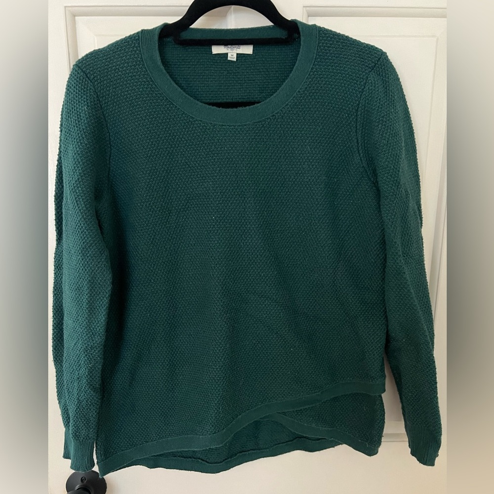 Emerald Green Madewell Pullover Size Medium
